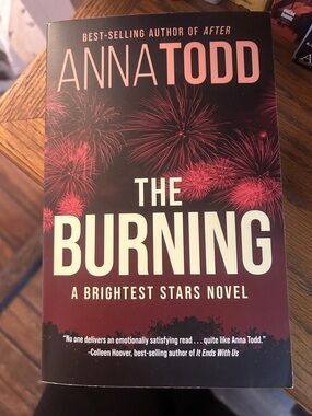 The Burning by Anna Todd - Red Fireworks Cover